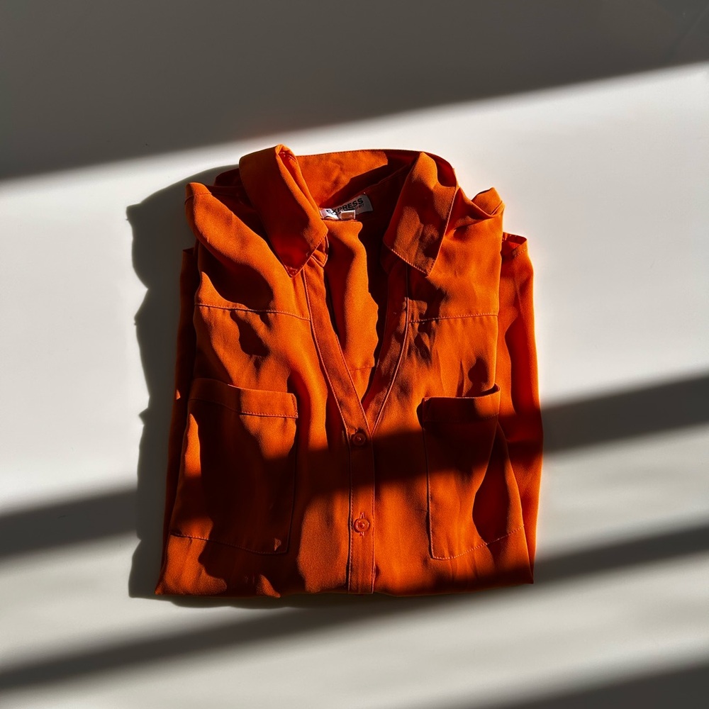 Orange express Portofino blouse